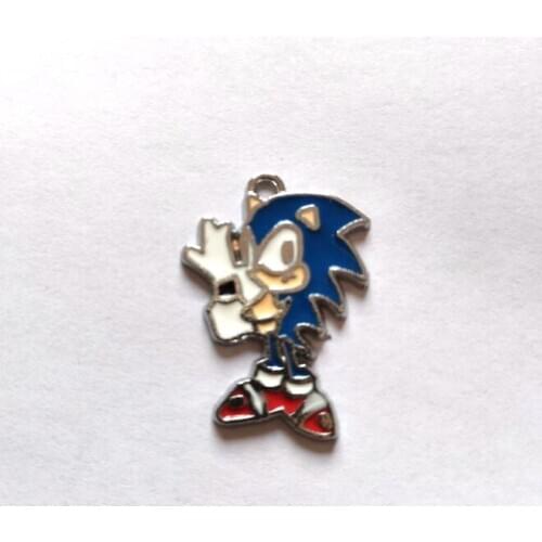 New 20 Pcs Sonic Charm Pendants DIY Jewelry Making MB0156