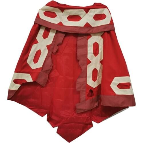 2021 Game Cosplay Scarf Jesse McCree Shawl Red Wrap Adult Unisex Cosplay Scarf Props