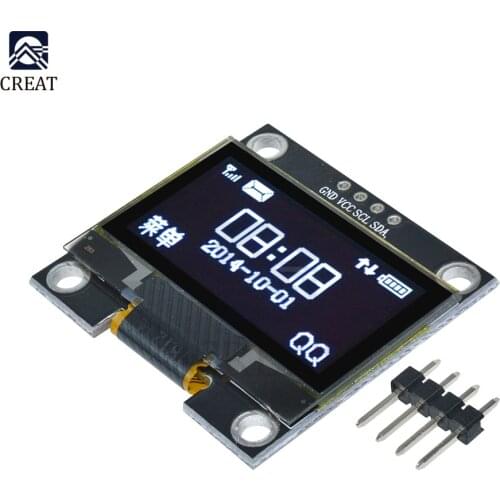 4PIN 1.3" 1.3 inch IIC I2C Serial 128x64 SSH1106 Digital OLED LCD Display White Blue Module For Arduino 12864 LCD Screen Board
