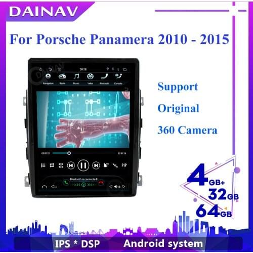 2 din Android car Radio Vertical screen For Porsche Panamera 2010 - 2015 car multimedia player stereo autoradio head unit