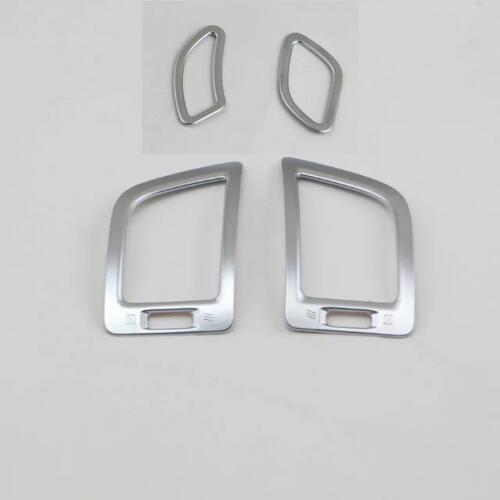 For Nissan Teana 2016 High-quality 4PCS ABS Chrome Air conditioning outlet decora AIR-CONDITION COVER Car accessories