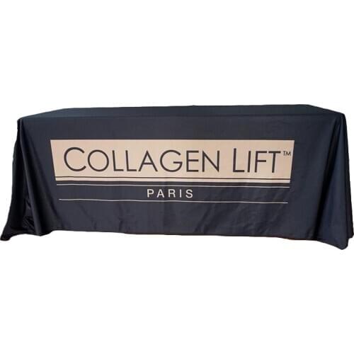 Free Shipping 6ft Company Logo/Exhibition Tablecloth Advertising Table Cover Printing