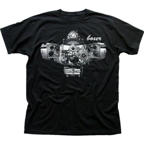 Boxer Engine R1200GS GS R Adventure R1200RT R1200R T-Shirt Summer Cotton Short Sleeve O-Neck Mens T Shirt New S-3XL