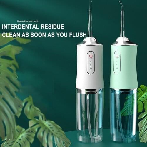Household Smart Electric Tooth Flusher IPX7 Waterproof Three-speed Adjustment Modes Portable Tooth Flusher