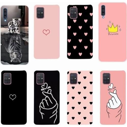 For Samsung Galaxy A51 Case 2019 NEW Fashion silicon Soft TPU Back Cover Coque For Samsung A51 A71 A30 A50 A10 A70 S20Plus Ultra