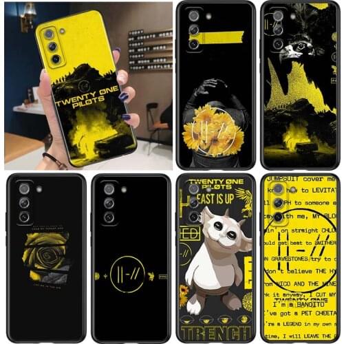 Twenty One Pilots 21 Pilots for Samsung Galaxy S21 Ultra Plus Note 20 10 9 8 S10 S9 S8 S7 S6 Edge Plus Black Phone Case