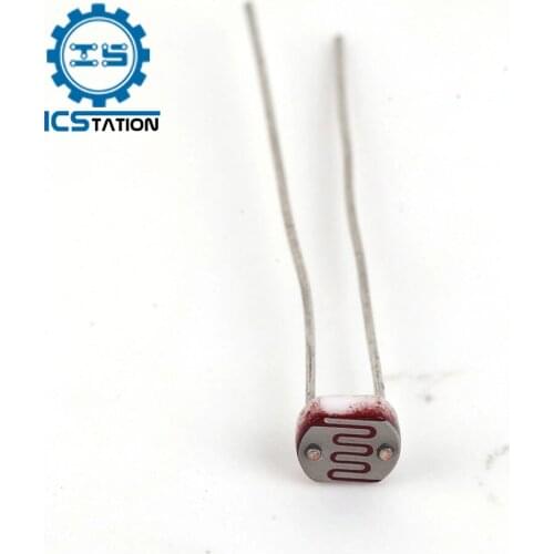 200Pcs GM5539 50k~100k Ohm (Bright Resistance) CDS Photosensitive Resistance Photoresistor Photoelectric Sensor Switch 5mm