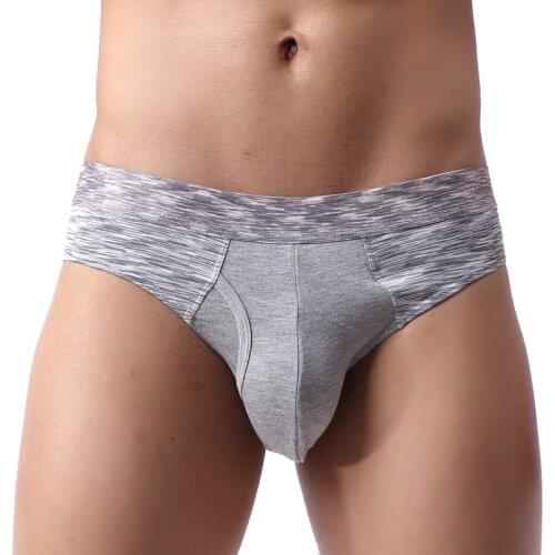 Hot Sale Underwear Men Briefs Brand Panties Cueca Sexy Men Large U Convex Penis Bag Jockstrap Breathable Soft Modal Underpants