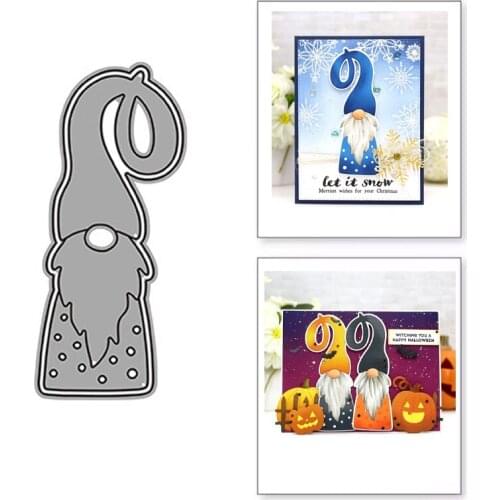 Santa Claus Doll Metal Cutting Dies New Dies Scrapbooking Handmade Tools Mold Cut Stencil DIY Card Make Mould Model Craft 2021