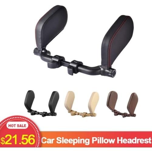 Car Seat Headrest Sleeping Rest Neck Pillow Support Travel Sleeping Cushion Auto Seat Head Cushion Car Pillow For Kids And Adult