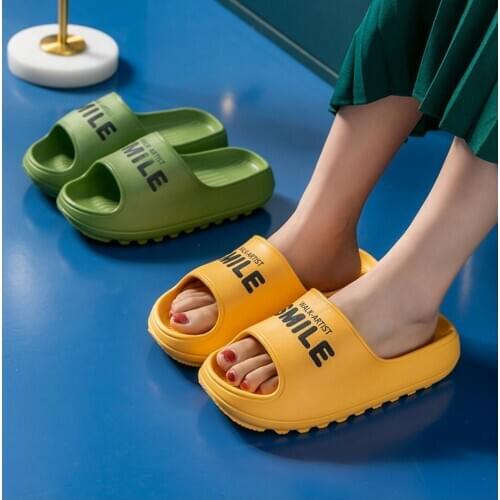 Fashion Slippers Women Platform Non Slip Indoor Ladies Flip Flops Woman Mules SlidesLight Quick Dry Bathroom Shoes Zapatos Mujer