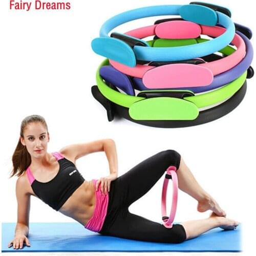 Magic Ring Circle Yoga Pilates Sport Fitness Kinetic Resistance Gym Workout Accesories Equipment