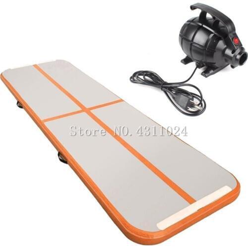 Air Track Tumbling Mat 3x1x0.1m Inflatable Gymnastics Airtrack Mat Air Floor Mat with Electric Air Pump for Training