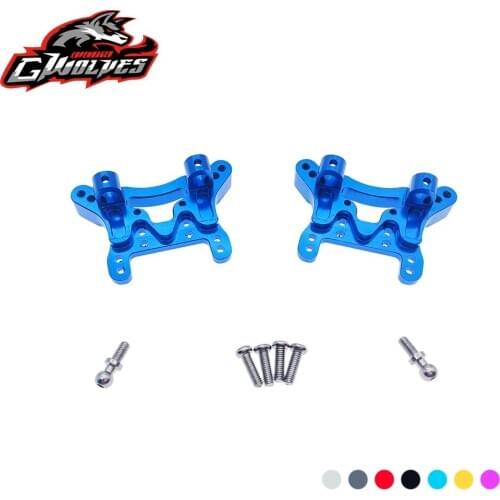 1pair Aluminum metal Front Rear CNC ALUM SHOCK TOWER for wltoys A949 A959 A969 A979 K929 RC 1/18 RC Upgrade parts