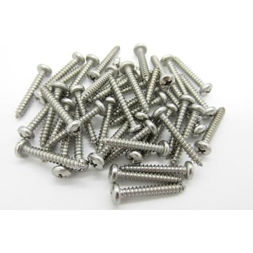 1000 Pcs M1 M1.2 M1.7 M2 M2.3 M2.6 M3 M3.5 Philips Round Head 304 Stainless steel Self Tapping Screws Small Computer Screw