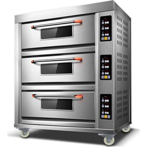 56L*3 Three-layer electric oven Pizza oven Bake electric bakery oven Commercial large food oven Multi-function oven 220v/380v
