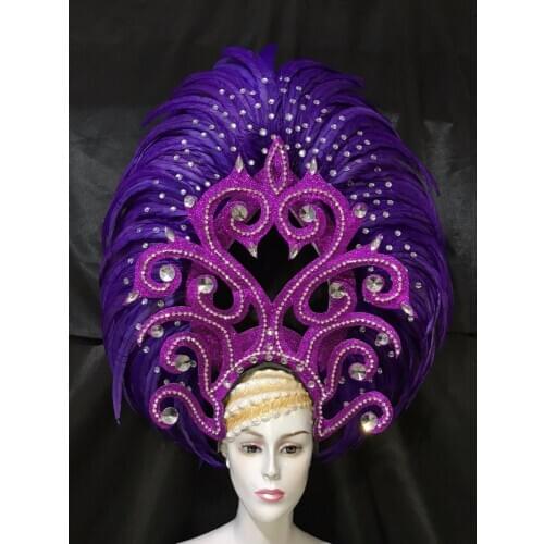 Brazil Rio Spanish Cuba Santiago Havana Venice Dionysia carnival Float Mask dress masque ball costume samba plumage plume Headd