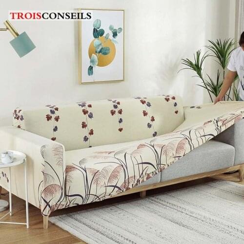 Floral Printing Sofa CoverS for Living Room Stretch Slip-resistant Sofa Slipcover Sectional fully-wrapped Armchair Couch Cover
