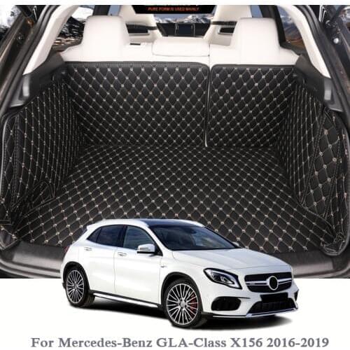 For Mercedes-Benz GLA-Class X156 2016-2019 Car Boot Mat Rear Trunk Liner Cargo Floor Carpet Tray Protector Internal Accessories