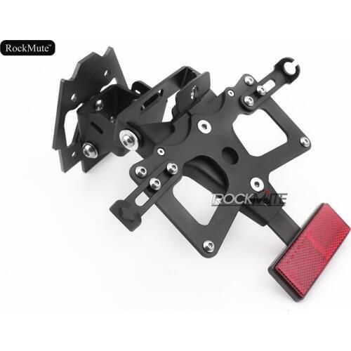 License plate Bracket For SUZUKI GSX-S1000 2015 Motorcycle Registration Plate Holder Tail Tidy Eliminator Red Reflector Panel