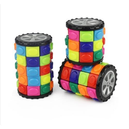 ZCUBE Colud 3x3x3 4x4x4 5x5x5 Cylinder corn Puzzle magic Cube Professional 3x3 4x4 5x5 Speed Cubo Magico Educational Toys kid