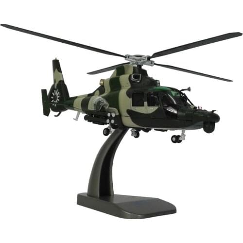 1/48 Scale Alloy Aircraft Chinese Air Force Helicopter WZ-9 Fighter Z-9G Model Toys Children Kids Gift for Collection Decoration