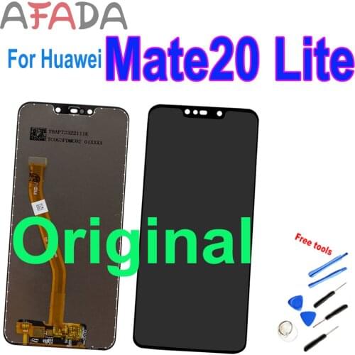 Original 6.3'' Display with Frame Replacement for Huawei Mate 20 Lite LCD Touch Screen Digitizer Assembly Mate20 Lite 2160*1080