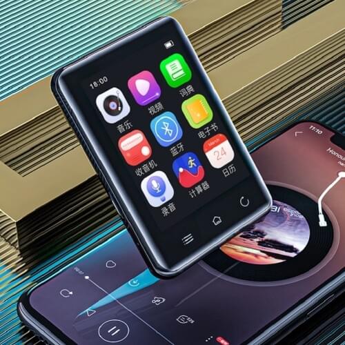 Original RUIZU D66 Bluetooth MP4 Player 16GB High Quality Lossless Music Player with 2.8 inch Screen Support FM Recorder E-Book