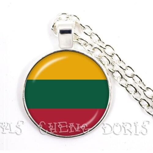 Fashion Rainbow LGBT Necklace Bi Pride Pendant Jewelry Hypoallwergenic Gay Pride Glass Cabochon Necklaces Luxury