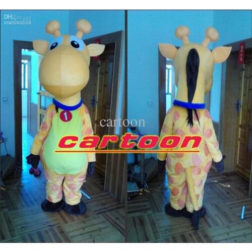 Foam Hot sale Cartoon Character Adult cute Giraffe Dress cosplay Halloween Party Costume