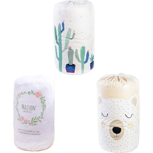 Quilt Storage Bag Closet Clothes Dust-Proof Bag Drawstring Moisture-Proof Blanket Bedding Organizer