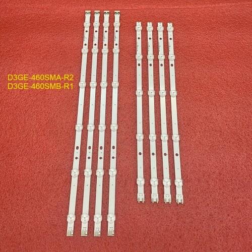 8 PCS/set LED backlight strip for Samsung UE46H6273 UE46H6233 UE46H6204 UE46EH5057 UE46EH5047 UE46EH5040 UE46EH5450 UE46EH5037