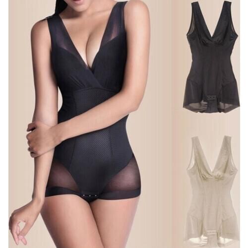 Women Shapewear Tummy Suit Control Underbust Women Body Shaper Slimming Underwear Vest Bodysuits Jumpsuit Belt Band