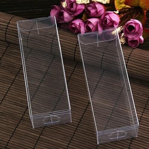 10pcs/lot Clear PVC Pillow Box Shape Gifts Box Transparent Candy Gift Packaging Gift Box for Wedding Party Favor Decoration