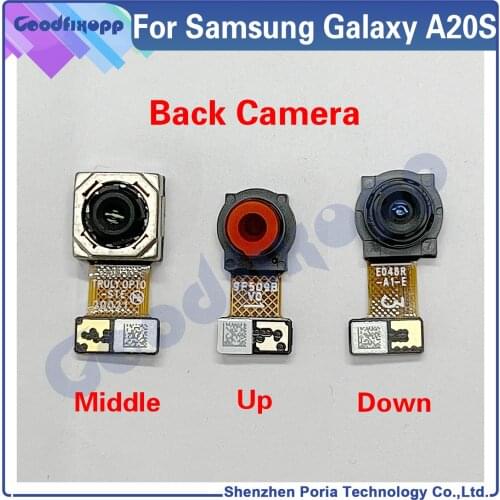 100%Tested High Qual For Samsung Galaxy A20s SM-A207F A207M A2070 Phone Camera Modules Back Camera Front Camera Big small Camera