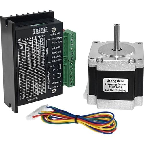 3set Nema 23 23HS5628 Stepper Motor 57 motor 2.8A with TB6600 4A stepper motor driver NEMA17 23 for CNC and 3D printer