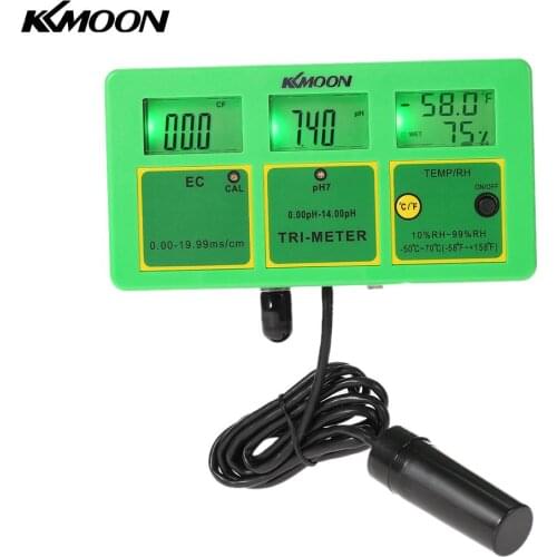 4 in 1 Multi-parameter Water Tester PH Meter Digital LCD Multi-function Monitor pH / RH / EC(TDS) / TEMP Water Quality Tester