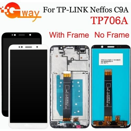 5.45" For TP-LINK Neffos C9A TP706A LCD Display + Touch Screen Digitizer Assembly For TP-LINK Neffos C9A LCD Phone Replacement