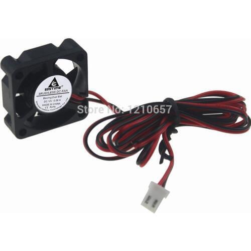 50pcs DC 12V 30mm 30x30x10mm 3010S 2Pin Brushless Axial Industrial Flow Cooling Case Fan 100cm 1m Cable