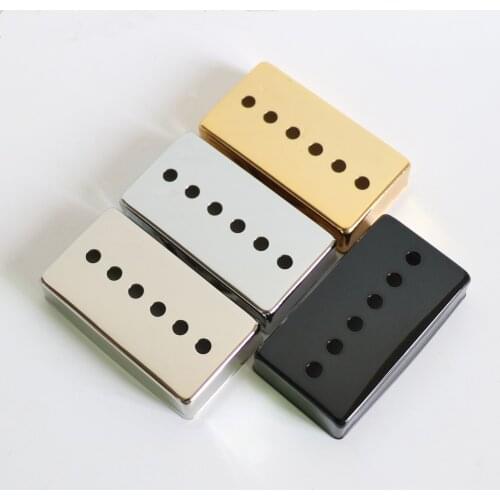 Free Shipping 50/52mm Handmade P90 humbucker size nickel silver guitar pickup cover