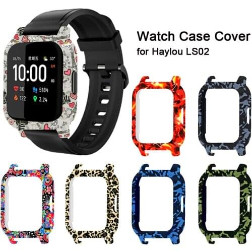 Case Cover for Haylou LS02 Smart Watch Hard PC Protective Shell For Xiaomi Haylou LS02 Bumper Protector Frame Accessories