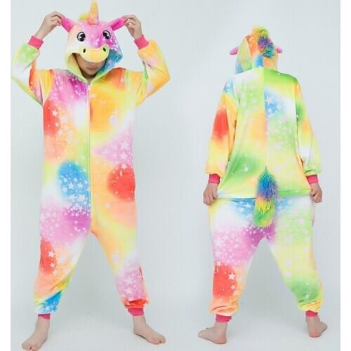 Unicorn Onesies For Children Baby Girls Pyjamas Boys Sleepwear Animal Unicorn Stitch Licorne Onesie Kids Jumpsuits Anime Costume