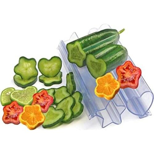 Star Heart shape Cucumber Tomato Grow Tube Fake Carambola Planting Mold Fruit Vegetable Gourd Shaping Forming Plastic Mould