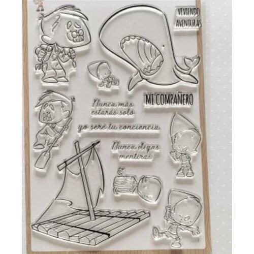 Spanish Clear Stamps Scrapbook Paper Craft Clear stamp scrapbooking A0800