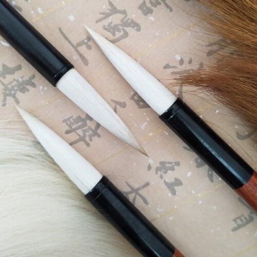 Chinese Wooden Calligraphy Brushes Pen Weasel Woolen Multiple Hairs Landscape Painting Writing Calligraphy Brush Tinta China