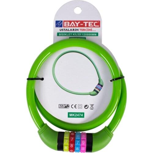 Baytec Combination Bicycle Lock 80 cm, Bicycle, Motorcycle Combination Lock