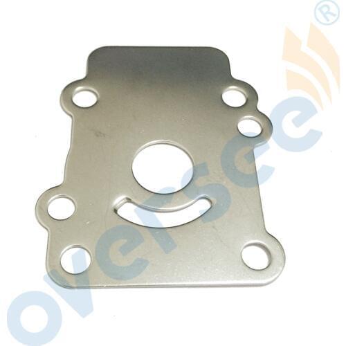 OVERSEE 682-44323-00 Impeller Plate Water Pump For Yamaha 15HP 9.9HP Outboard Motors Old Model