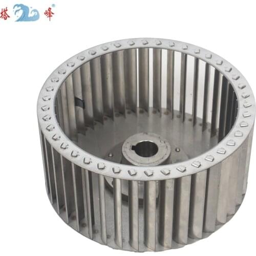 All 304 stainless steel impeller wheel balde anti-corrosion steam resist 246mm diameter 110mm height 24mm shaft