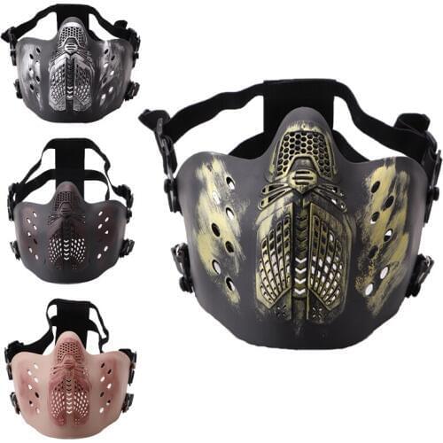 Outdoor Tactical Field Airsoft Camouflage Mask Cycling Dust-proof Face Mask CS Paintball Shooting War Game protection Masks