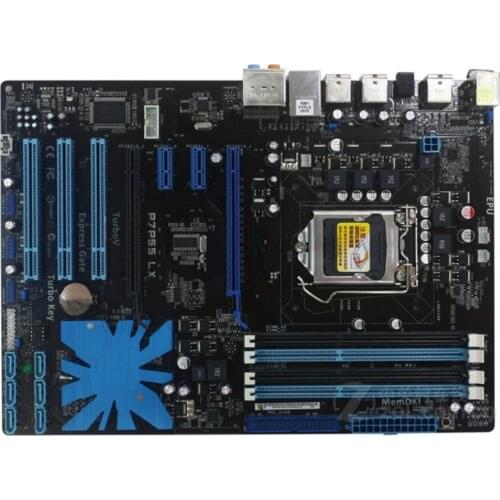Asus P7P55 LX Desktop Motherboard P55 Socket LGA 1156 i3 i5 i7 DDR3 16G ATX UEFI BIOS Original Used Mainboard On Sale